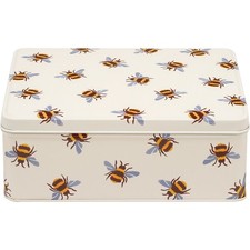 Emma Bridgewater Storage Tin Bumblebee Design Rectangular Shaped 19cm x 15cm