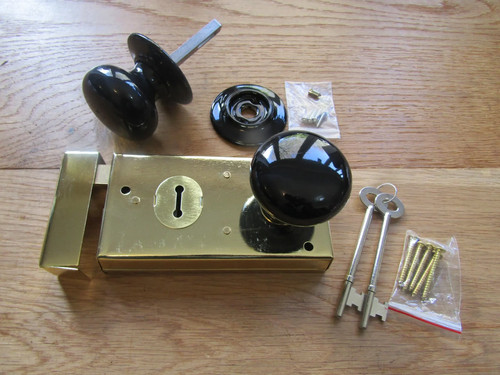 Retro ceramic door rim - retro, knob