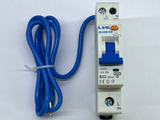 Live Electrical  B32 6KA Single Pole Mini RCBO Type B RS132B-030 32 Amp