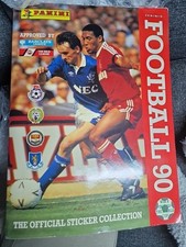 Rare Panini Football 90 Sticker Album 1990 *80% complete* + Poster Complete GC