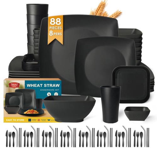 Teivio piece with flatware - 88-piece,