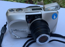 Olympus [mju:] MJU Zoom 140 Date 35mm Film Point & Shoot Camera  Working