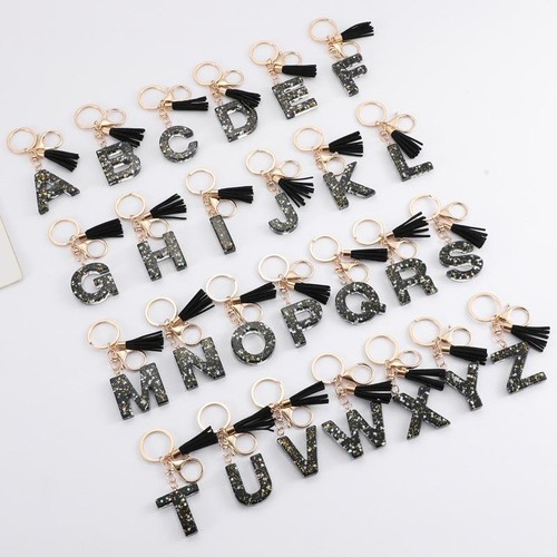 Black glitter star sequins - star,