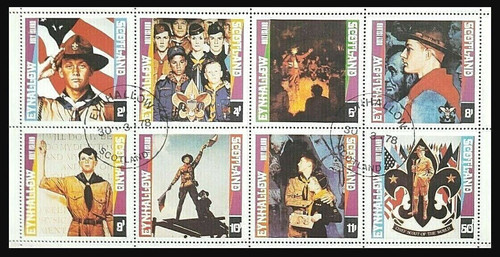 Scout stamps set 8 - set, of
