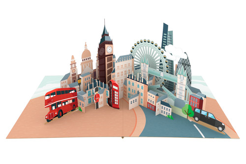London skyline pop - london, card