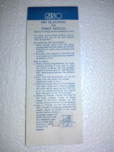 Riso print gocco - print,