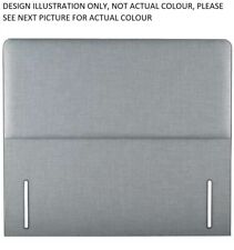 HYPNOS Kingsize Headboard Emily Euro Slim 150cm 5FT in Imperio Grey RRP £1030