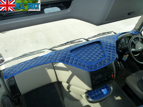 Truck eco leather dash mat - leather, fit