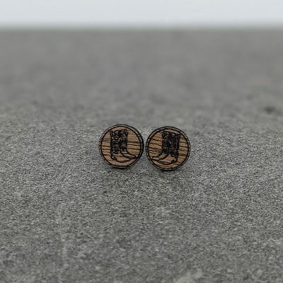 Shitkicker stud earrings - shitkicker,