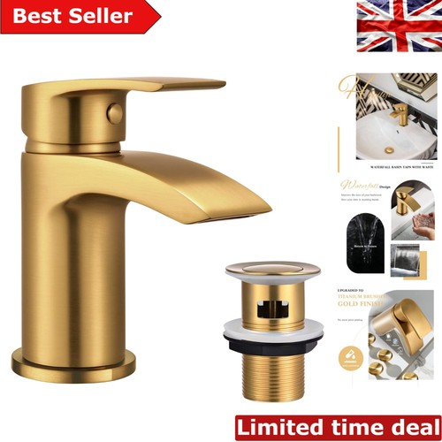 Brass mono basin - brass, mixer