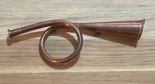 Antique copper coiled hunting - antique,