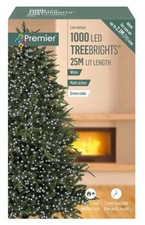 Premier 1000 LED Multi-Action TreeBrights Christmas Tree Lights WHITE LV162179W