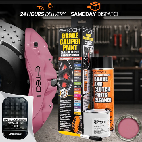 Brake caliper pink tech car - pink,