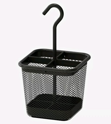 Black metal mesh hanging - black,