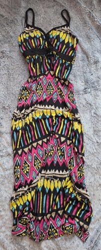 Ladies colourful dress - colourful, size