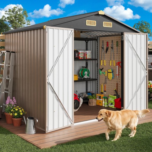 8x6ft outdoor storage - outdoor, shed