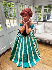 Anna from Frozen adult costume ball gown and wig