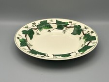 Wedgwood Napoleon Ivy Green Edge - 9" Rimmed Soup Bowl.
