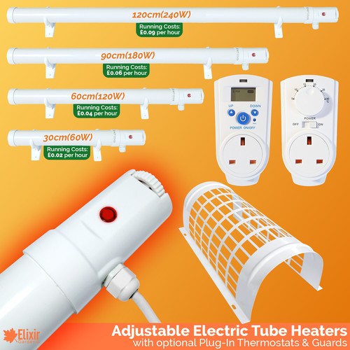 Low energy tube heaters - low,