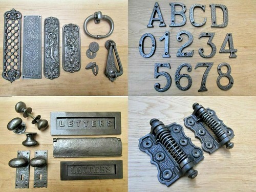 Rustic cast iron - cast, door