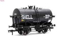 Dapol 14t Class B Tank Wagon Shell-BP Black 5133 OO Gauge