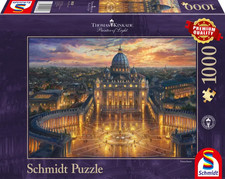 Schmidt Thomas Kinkade Vatican Sunset 1000 Piece Jigsaw Puzzle