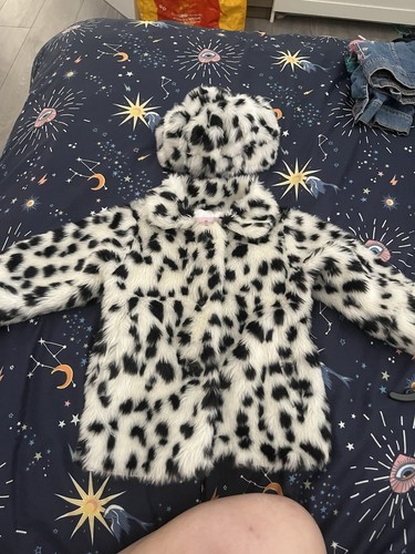Dalmation fur coat baby - dalmation,