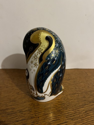 Royal crown derby - crown, penguin