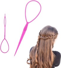 2 Pcs Ponytail Pull Through