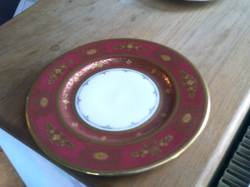 Minton argyle red - argyle, diameter