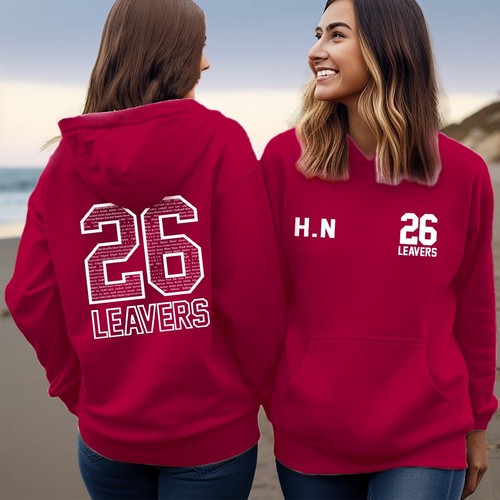 Personalised leavers hoodie - personalised,