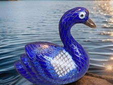 c1970’s Cloisonne Swan