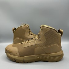 Under Armour Valsetz Mid Tactical Hiking Walking Coyote Brown Boots UK 8 EU 42.5