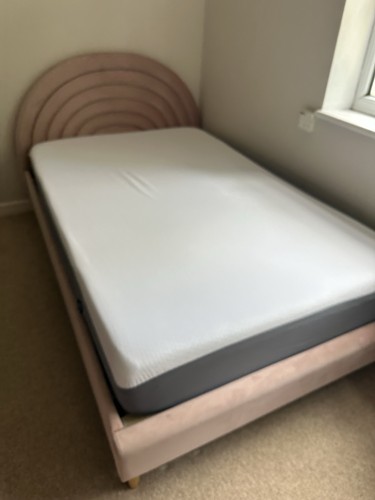 Queen sized bed with - bed, emma