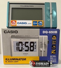 CASIO ALARM CLOCK - (GREEN