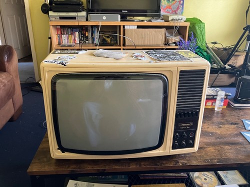 Vintage 1980s black white - 1980s, crt