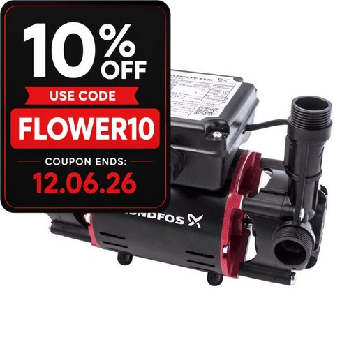 Grundfos watermill shower pump - grundfos,