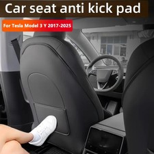 2x Back Seat Pad w Pocket Car Seat Cover Protector Anti-Scratch Tesla Model 3/Y