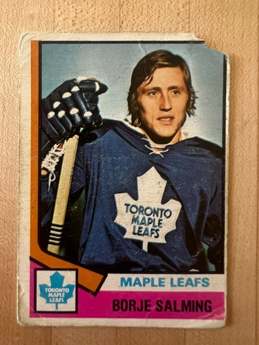 Borje salming rookie card - borje,
