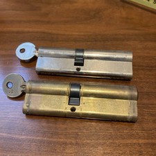 2 x Euro Cylinder Locks 45/55 5-Pin Bundle Practice/Picking/Locksmith/Locksport