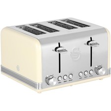 Swan 4 Slice Toaster Retro