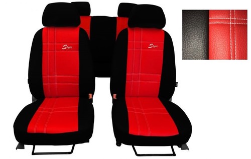 Universal red eco leather set - leather,