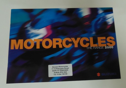 Suzuki motorcycle range - motorcycle, 2000