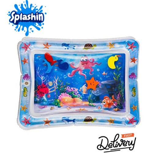 Inflatable baby water play - baby, mat