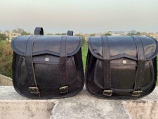 Black leather motorcycle - leather,