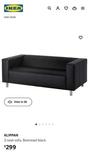 Klippan seater sofa - klippan, 2