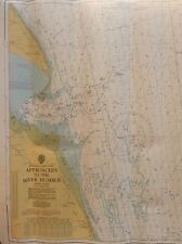 Vintage 1975 Colour Marine DECCA CHAIN Map Plan Chart Approaches to River Humber