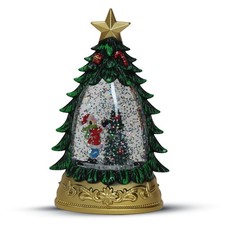 Christmas Snow Globe Tree LED