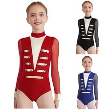 UK Kids Girls Shiny Metallic
