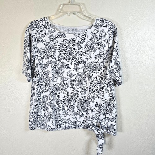 Talbots shirt women navy - l,